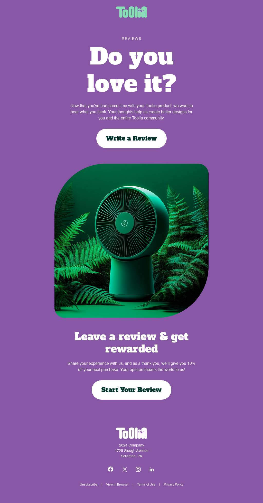 Share Your Thoughts and Save 10%
