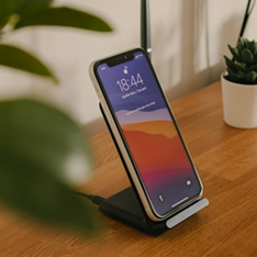 a hand holding a phone
