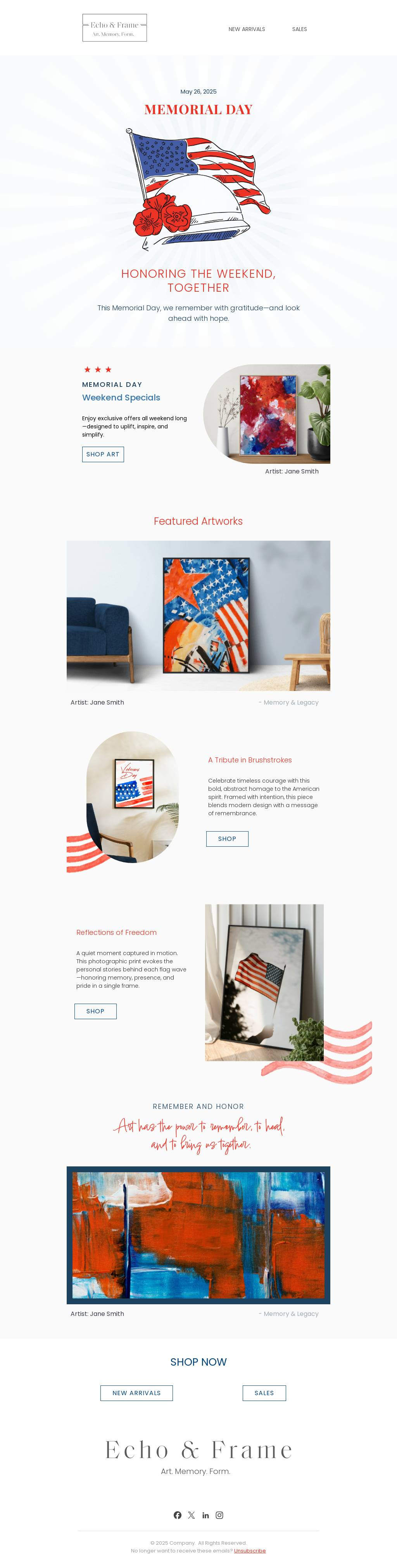 Memorial Day – Art That Honors