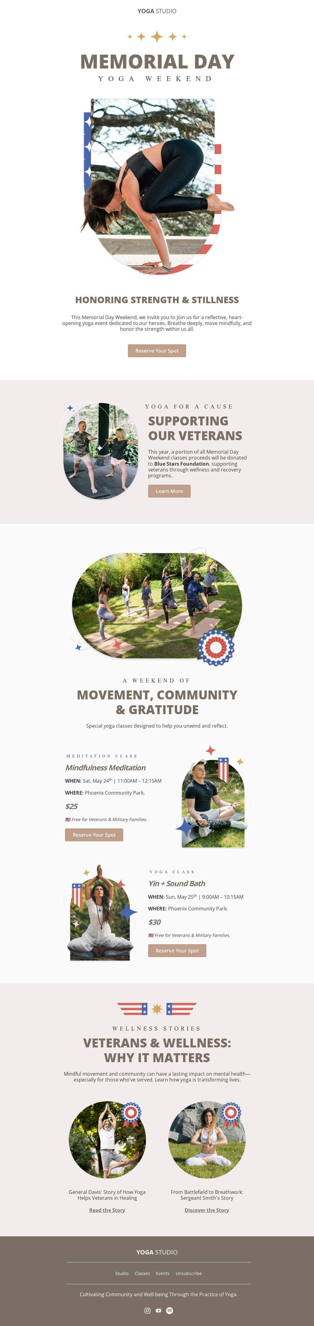 Memorial Day Yoga Weekend