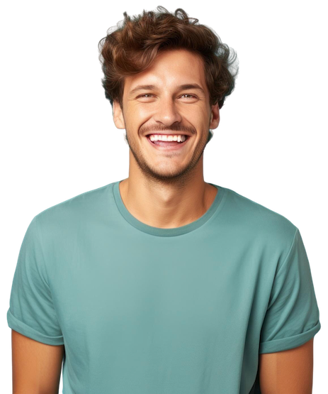 A guy smiling