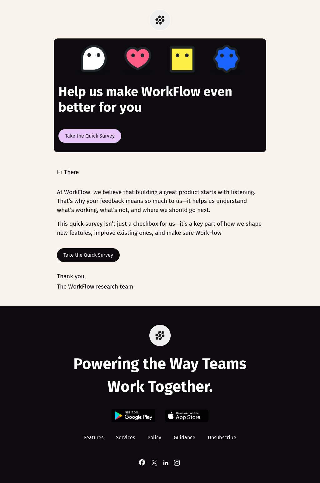 Help Us Shape What’s Next
