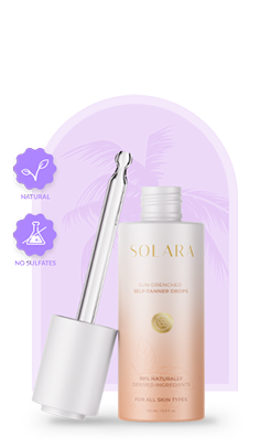 a dropper bottle of suntan lotion
