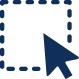 a blue arrow pointing to a black square