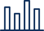 a blue graph with black background