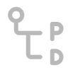 a black and white logo