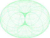 a green and black circular object