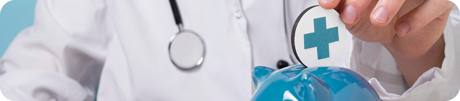 a close-up of a blue piggy bank