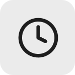 a black and white clock